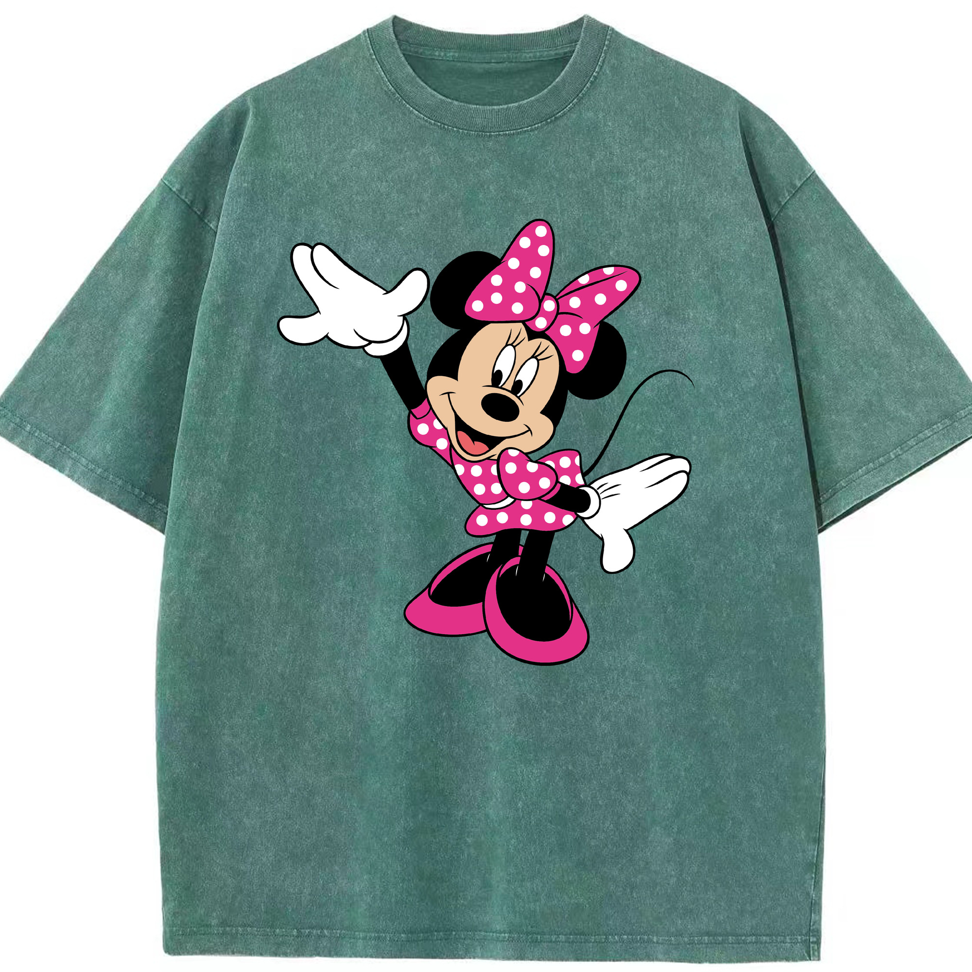 （画像用） ミッキーマウス Mickey Mouse 綿100% ヴィンテージ風 半袖Tシャツ（フロントプリント）